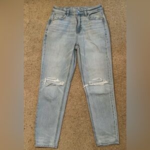 American Eagle Outfitters Light Blue Ripped Skinny Jeans